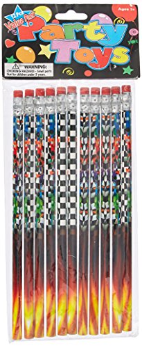 Kole Imports Race Car Party Favor Pencils (OP726)