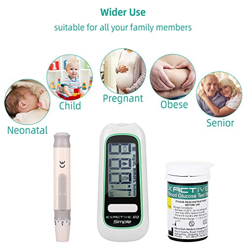 BGMKE-2020-Upgrade-Blood-Glucose-Monitor-Meter-Diabetes-Testing-Kit-Blood-Sugar-Tester-with-50-Codefree-Test-Strips-and-50-Lancets-for-UK-Diabetics-in-mmolL-by-Exactive-EQ-Exactive-EQ-Kit
