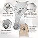 5☆ Truffle Slicer & Chocolate Shaver with Chic Fabric Bag, Recipe E-Book & PDF User Guide. Trim Those Truffles! Also Shaves Cheese, Garlic, Mushrooms & Veg! Premium Stainless Steel & Adjustable Blade