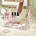 STORi Premium Quality Clear Plastic Cosmetic and Makeup Palette Organizer with 1 Drawer | Audrey Collection