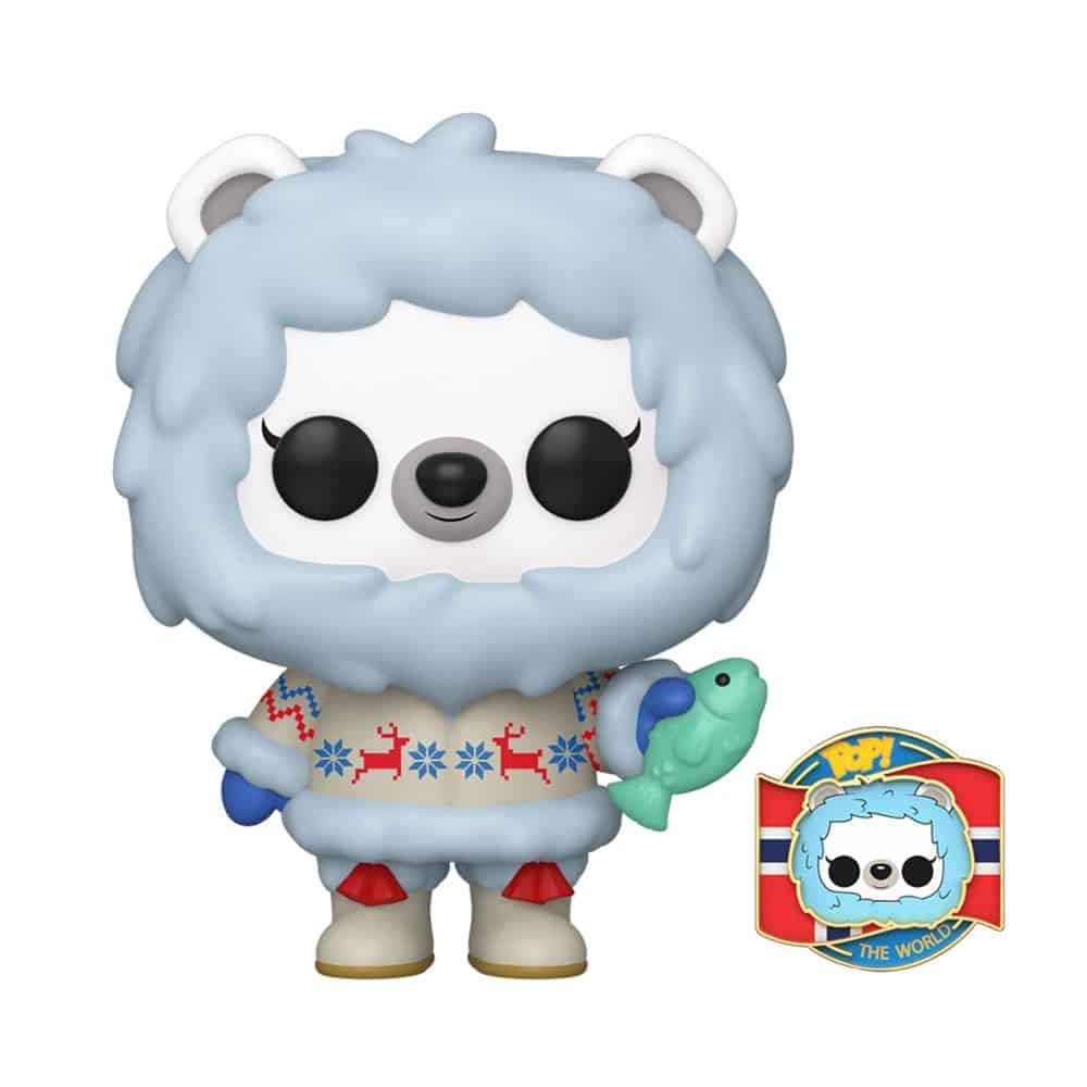 Funko 43821 Pop! Around the World: Norway - Nora with Pin Badge Limited Edition #10