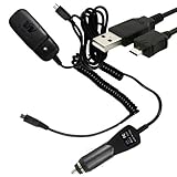 New Premium Bundle Value Pack Combo Rapid Car / Vehicle Charger + Home / Travel Wall Charger + USB Data Charge Sync Cable Compatible for LG Optimus Dynamic II L39c