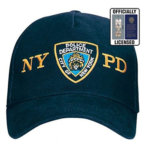Official NYPD Hat / Baseball Cap, Navy Blue Police Department Import