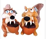 GoobandÂ® Ice Age 3 Scrat Squirrel Couple 20cm Anime Animal Stuffed Plush Toys 2pcs a set