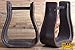 HILASON Western Saddle Dark Brown Leather Covered Horse Saddle Stirrupsthumb 4