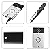 Wireless Intercom Doorbell, Adv-one Portable Door Chimes with 1 Receiver and 1 Push Button Operating at 600-feet Range High Volume Door Bell Kits (Silver)