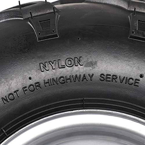 WPHMOTO 4PCS 16X8-7 Tires Wheels and Rim Tubeless | Front or Rear Tires with Rims for ATV Go Kart UTV Quad Bike Buggy - Thumbnail 5