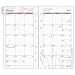 Day Runner Two Page Per Month Refill 2017, Monthly, Loose Leaf, 3-3/4 x 6-3/4