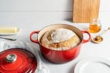 Le Creuset Signature Cast Iron Round Casserole 28 cm Cerise 4.2 L view 4