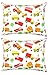 Mellanni Toddler Pillowcase Set Cars - Pack of 2 Toddler Size 14