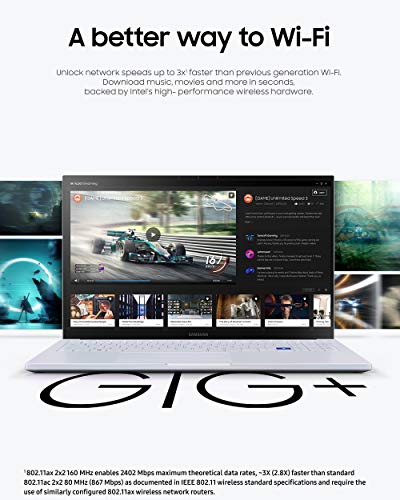 Samsung Galaxy Book Ion 15.6 Laptop| QLED Display and Intel Core i7 Processor | 8GB Memory | 512GB SSD | Long Battery Life and Windows 10 Operating System | (NP950XCJ-K01US)