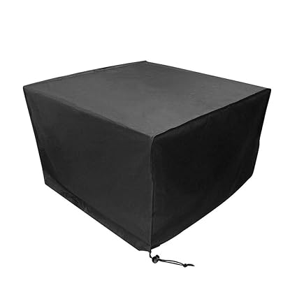 Anderlay Furniture Covers Polyester Oxford Waterproof Outdoor Garden Furniture Table and Chair Covers 48.43x48.43 x 29.13 inch