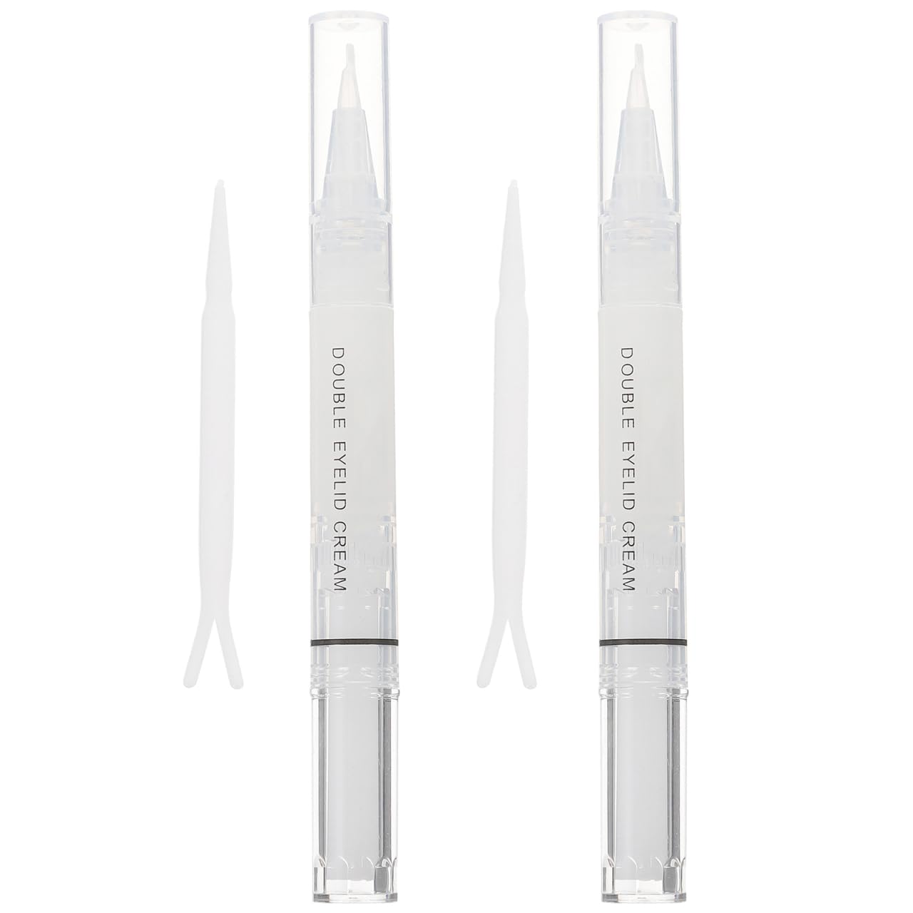 Lurrose 2sets Double Eyelid Styling Cream Natural Invisible Finish for Hooded Eyes Enhancing Eye