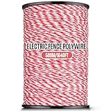 Saysurey 1640 ft Electric Fence Polywire, Electric