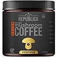 La Republica Founders RESERVE Decaf Mushroom Coffee, Premium Top-Tier Coffee with 50% more Shrooms, Delicious Superior Taste for Superfood Java Lovers (35 Servings - Decaffeinated)