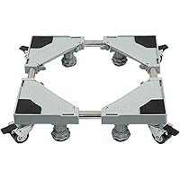Multi-Functional Furniture Dolly Roller Base Adjustable Movable Base Refrigerator Stand for Washing Machine Refrigerator…