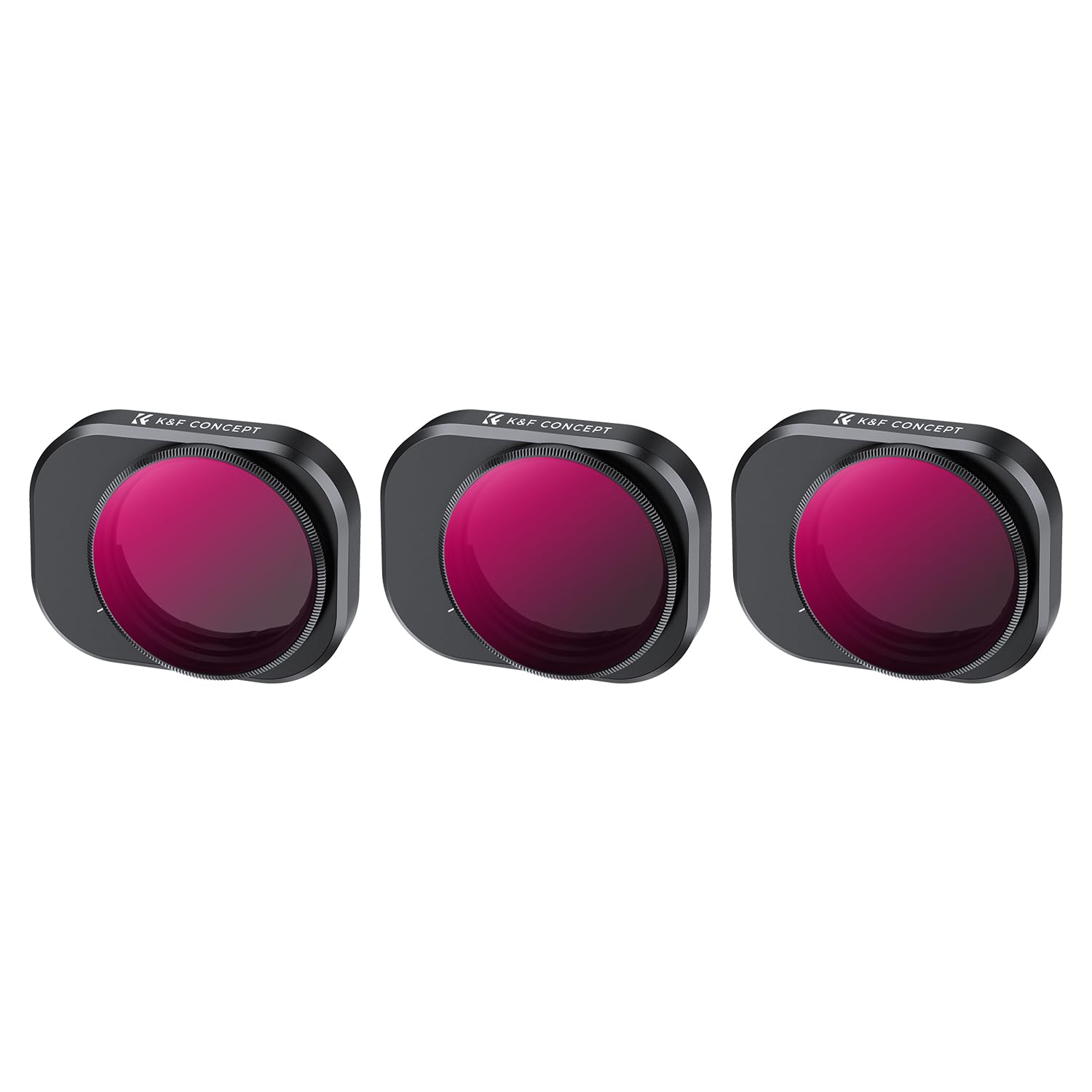 K&F Concept 3-Pack ND8&PL +ND16 +ND32 Filters Compatible with DJI Mini 4 Pro, 2-in-1 Multi-coated Neutral Density Polarizer Drone Accessories