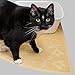 JUMBO Corner Cat Litter Mat (Beige) - 30' x 30' - Fits Corner And Regular Litter Boxes