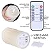Flameless Candles LED with Remote Timer Flickering Light Pillar Real Drip Wax for Christmas Halloween Decoration Set of 3