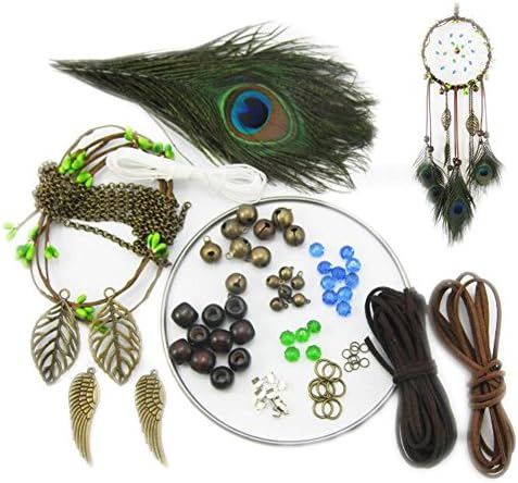 East Majik FBA DIY Caught Dreams Handmade Christmas Gifts Dream Catcher Craft Kit