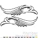 Pinstripes for Car, Bike Decoration Bumper Glass Vinyl Decal Sticker (P-06)
