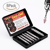 Damaged Screw Remover Set, 6 Pcs Stripped Screw Extractor, Easily Remove Stripped or Damaged Screws, Molop