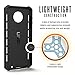 URBAN ARMOR GEAR [UAG Motorola Moto Z2 Force/Moto Z2 Play Outback Feather-Light Rugged [Black] Military Drop Tested Phone Case