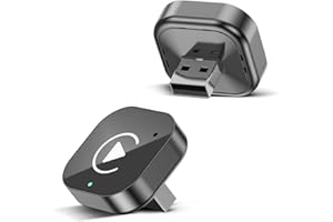 2026 New Wireless CarPlay Adapter & Android Auto Dongle– Converts Wired CarPlay to Wireless, Plug & Play, Auto Reconnect, Dua