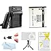 Battery and Charger Kit for Olympus SZ-12 XZ-1 SZ-10 SZ-20 SZ-30MR SP-800UZ SZ-11 SZ-31MR iHS, SZ-16 iHS, sz-15, TG-850 iHS,TG-860, TG-870 Camera Includes Replacement LI-50B Battery + Charger + More