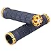 BONMIXC Bike Handlebar Grips, Aluminum Alloy Single-Side Locking Bicycle Handlebar Grips for MTB BMX Folding Bike