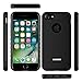MASCHERI For iPhone 8 / iPhone 7 Case [Prism Series] Heavy Duty Rugged Drop Protection Dual Layer Protective Hybrid Armor Defender Case [Anti-Shock] for Apple iPhone 8 / iPhone 7 - Black