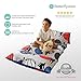 Butterfly Craze Kid's Floor Pillow Bed Cover - Use as Nap Mat, Portable Toddler Bed Alternative for Sleepovers, Travel, Napping, or as a Lounger for Reading, Playing. Cover Only!