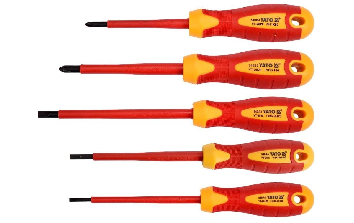 Yato Professional yt-2827 – Insulated Screwdriver Set 1000 V 5 Pc