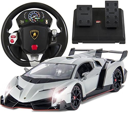 Marketworldcup- BCP 1/14 RC Lamborghini Veneno Realistic Driving Gravity Sensor Remote Control