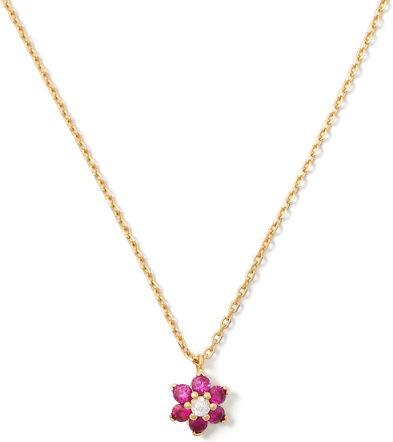 Kate Spade New York Miosotis Flower Mini Pendant Necklace