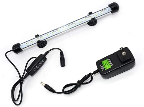 Amazon Varmhus 水槽ライト 水槽用照明 アクアリウムライト Led熱帯魚ライト タイマー付き 6 10 12h 定時観賞魚飼育 水草育成 28cm 12leds 青白 Varmhus ライト 照明 通販