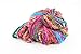 Darn Good Yarn, Wild Peacock Recycled Silk Yarn, 85 Yards, Multicolor, 100 Grams, 1 Skein