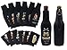 Honbeanify K-Musculo Ashidar Unlimited 12 Pack Bundle Funny Quotes Neoprene Insulated Zipper Beer Bottle/Beer Can Sleeve Covers