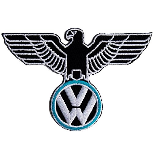 VW Volkswagen German Eagle Embroidered Iron on Patch