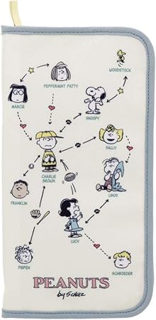 Amazon サンスター文具 スヌーピー パスポートケース 相関図シリーズ フレンズ S 文房具 オフィス用品 文房具 オフィス用品