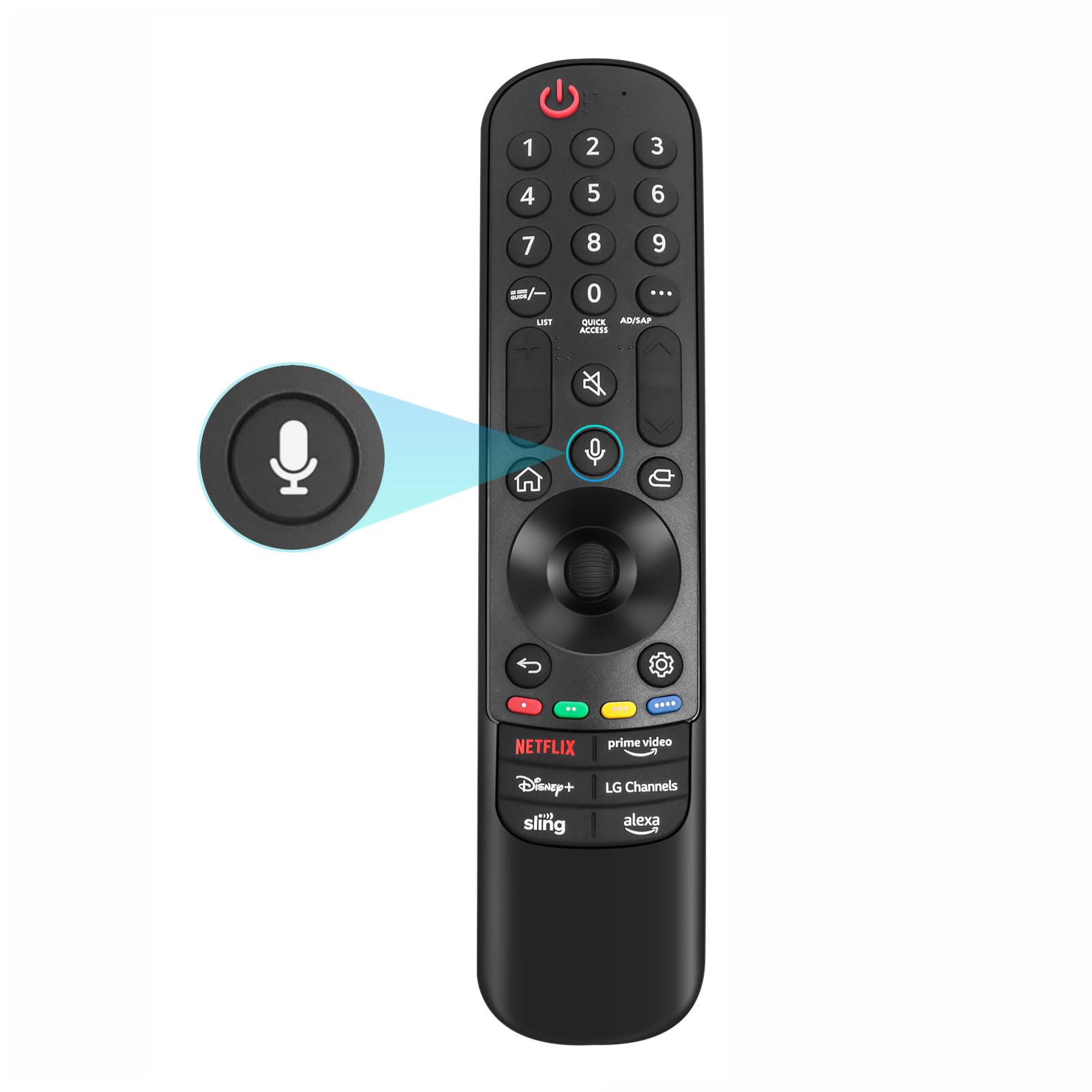 Photo 1 of MR23GA Magic Remote Replacement (2023 New) for LG Smart TVs, with Voice and Pointer, Compatible with LG TV OLED QNED B3 C3 G3 Series NanoCell UHD 4K 8K UR8000 Series