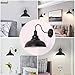 Kingmi Wall Lamp Dimmable Wall Sconce Black Industrial Vintage Farmhouse Wall Sconce Lighting Gooseneck Wall Light Fixture with Plug in Cord and On Off Toggle Switch for Bedroom Nightstand
