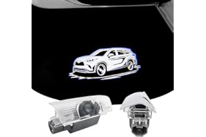 AKARIN 2 PCS LED Car Door Logo Lights Compatible for for Highlander 2020-present Courtesy Projector Laser Welcome Light Puddle Lamp Car Accessories (Side, for Highlander 2020-present)