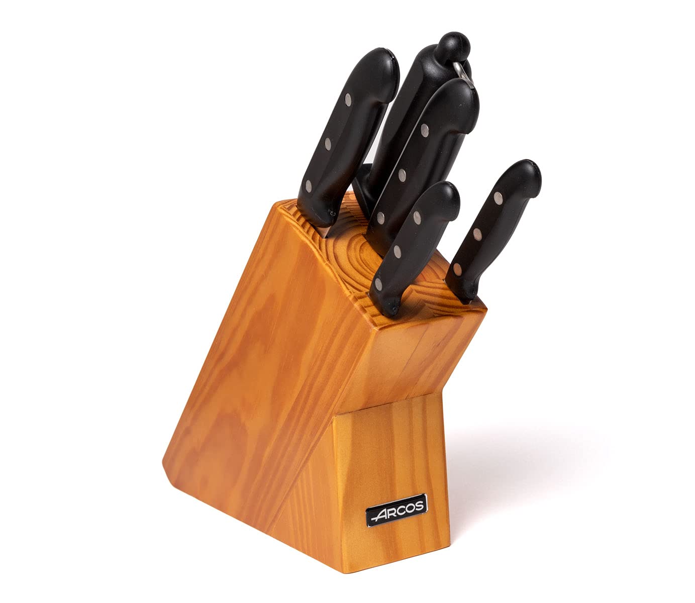 Arcos-Maitre-Juego-de-Cuchillos-5-piezas-4-Cuchillos-de-Cocina-1-Chaira-para-afilar-cuchillos-Acero-Inoxidable