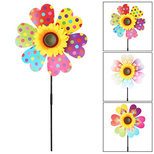 Lvyuanda Colorful Wheel Wind Spinner - Sunflower - Thumbnail 4