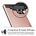 Vofolen Sliding Cover for Galaxy Note 9 Case Wallet Case Credit Card Holder ID Slot Heavy Duty Protection Dual Layer Protective Hard Shell Hybrid Bumper Armor Case for Samsung Galaxy Note 9 Rose Gold