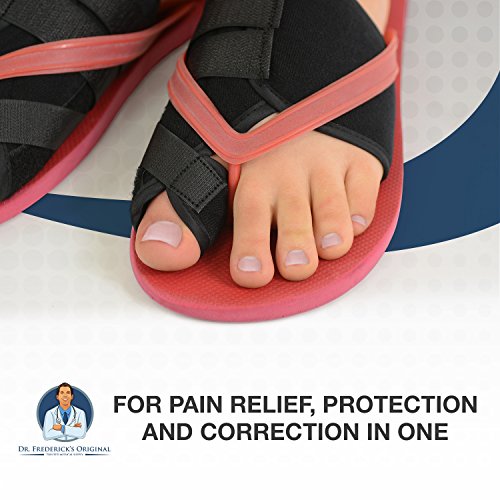 Dr. Frederick's Original Nighttime Bunion Splints - 2 Double-Stitched Velcro Bunion Correctors - Bunion Relief for Bedtime - for Men & Women