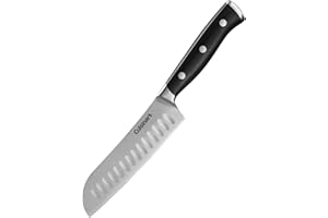 Cuisinart 7" Triple Rivet Santoku Kitchen Knife with Blade Guard (TRC-H7SNC)