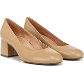 MOOMMO Women Classic Chunky Block Heel Suede Pumps Round Closed Toe Slip On 2" Low Thick Heels Dress Shoes Matte Patent Spring Fashion Office Ladies Work Pump Basic Shoe Wedding Elegant 4-11 M US