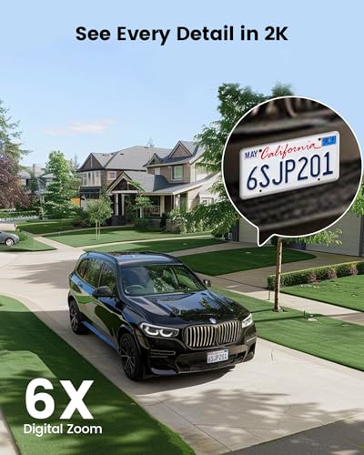 DEKCO Outdoor Security Camera Wireless, Camera Surveillance Exterieur, Solar and Battery Powered, Panoramic Pan Tilt Zoom, Auto Tracking, 2K Night Vision, Spotlight, 2-Way Talk, 2 Pack